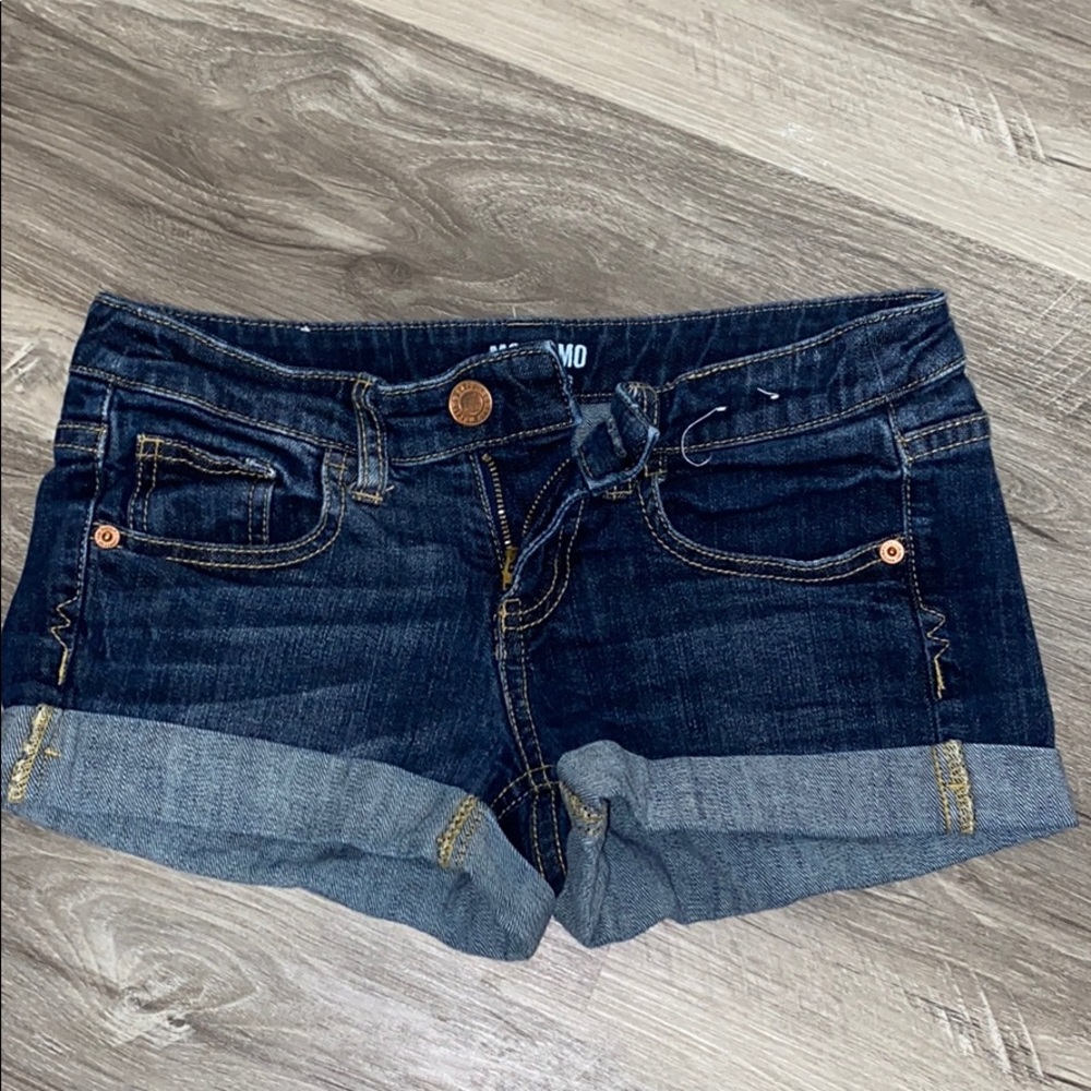 Blue jean shorts